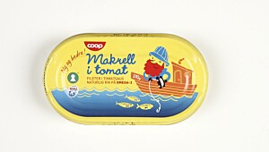 Makrell i tomat uten sukker